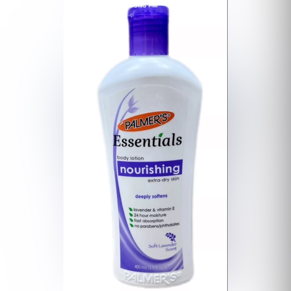 1 Palmers Essentials Nourishing Body Lotion Extra Dry Skin Soft Lavender 13.5 Oz